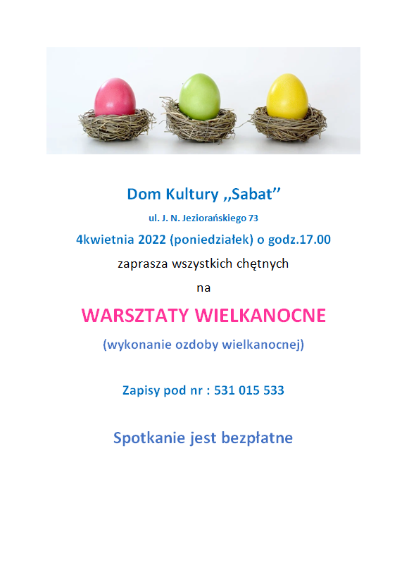 plakat wielkanoc