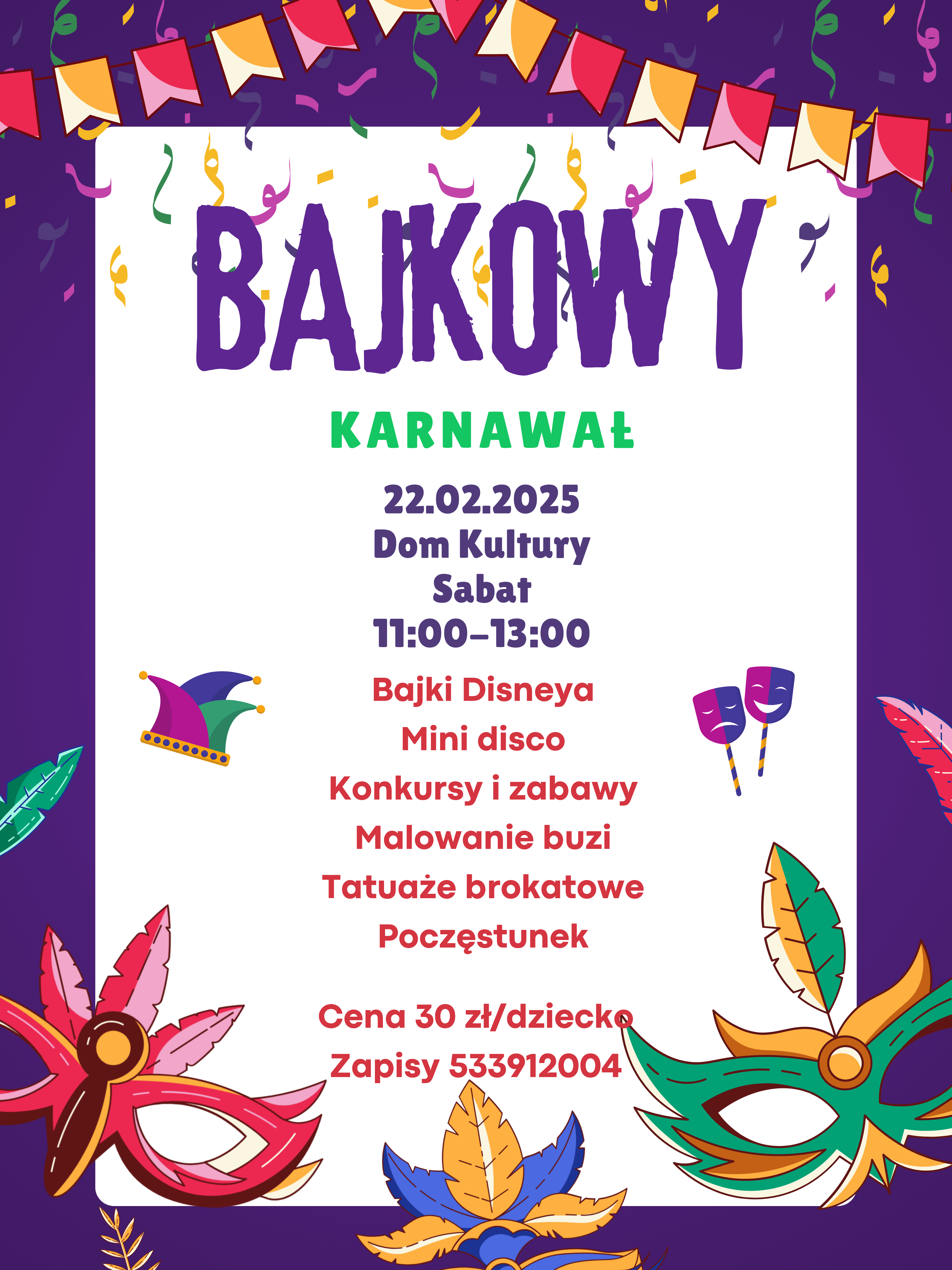 plakat karnawa